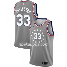 Philadelphia 76ers Robert Covington 33 2018-19 Nike City Edition Harmaa Pelipaidat Swingman - Miesten